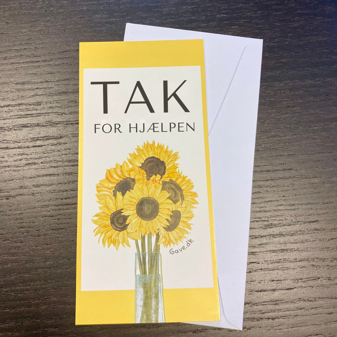 'Tak for hjælpen'-kort