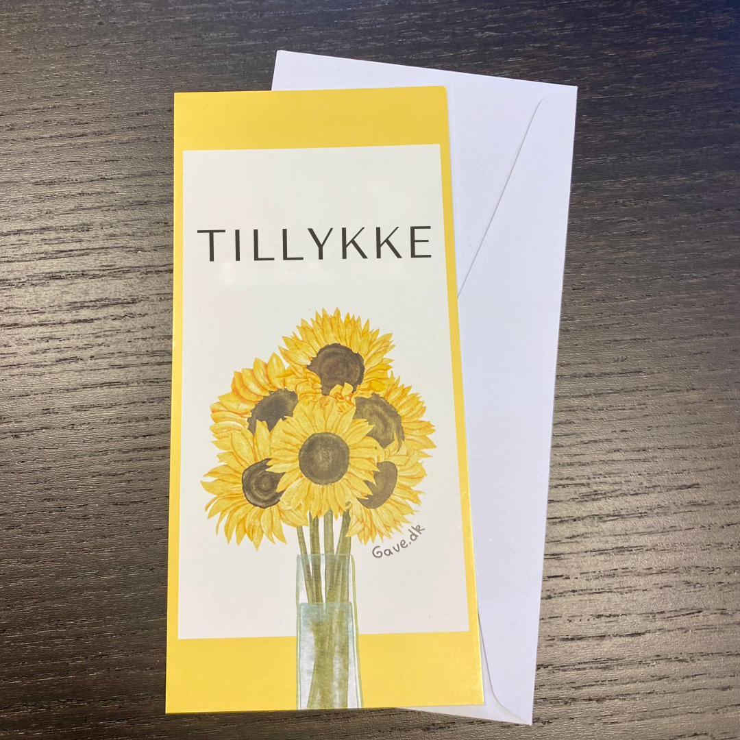 'Tillykke'-kort