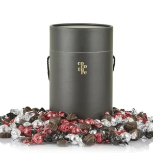 Kæmpe luksus-tønde fra Cocoture med 2 kilo chokolade-mix