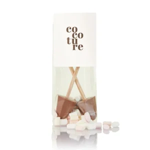 Varm chokolade med skumfiduser: 2 Cocoture chokosticks